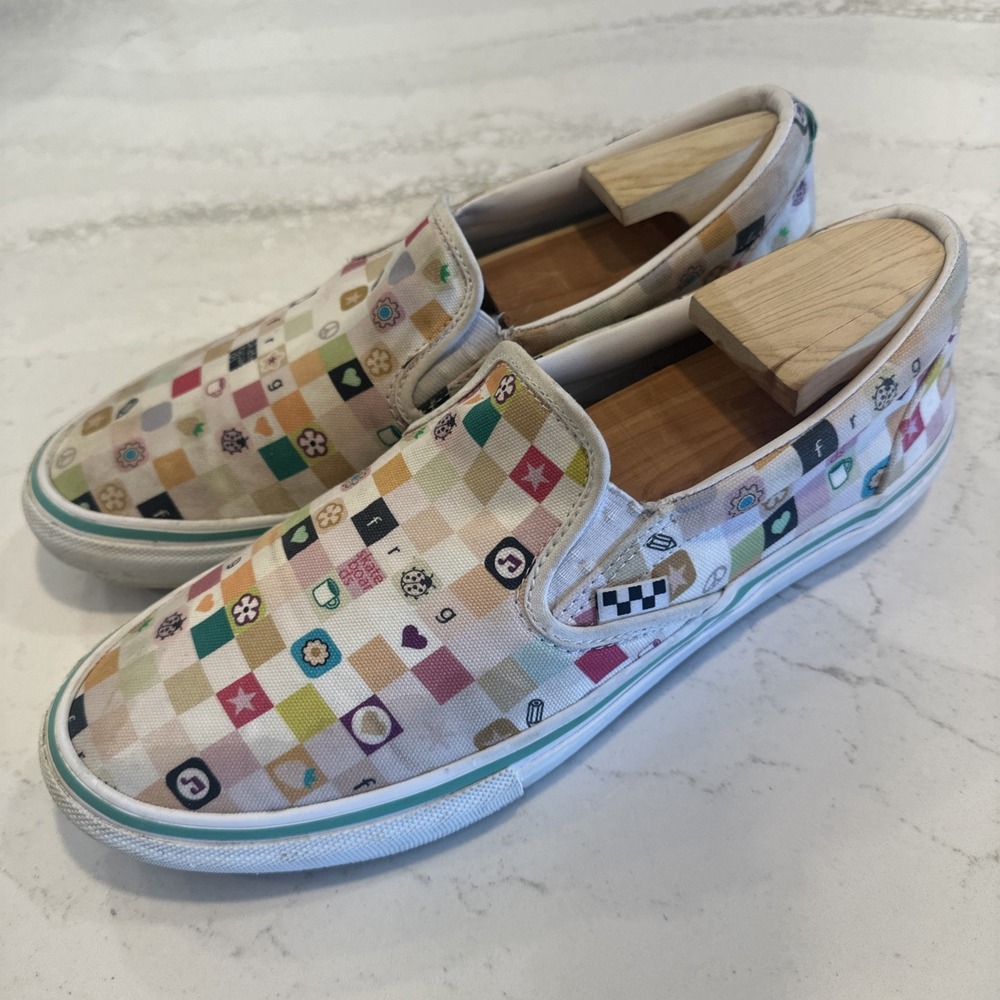 VANS x Frog collab Skateboard Men's Slip-On Skate Shoes limited edition Size 11